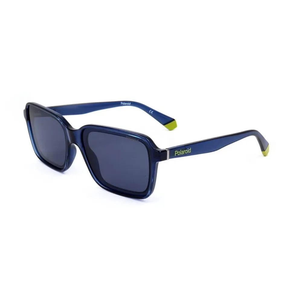Polaroid Blue Metal Sunglasses
