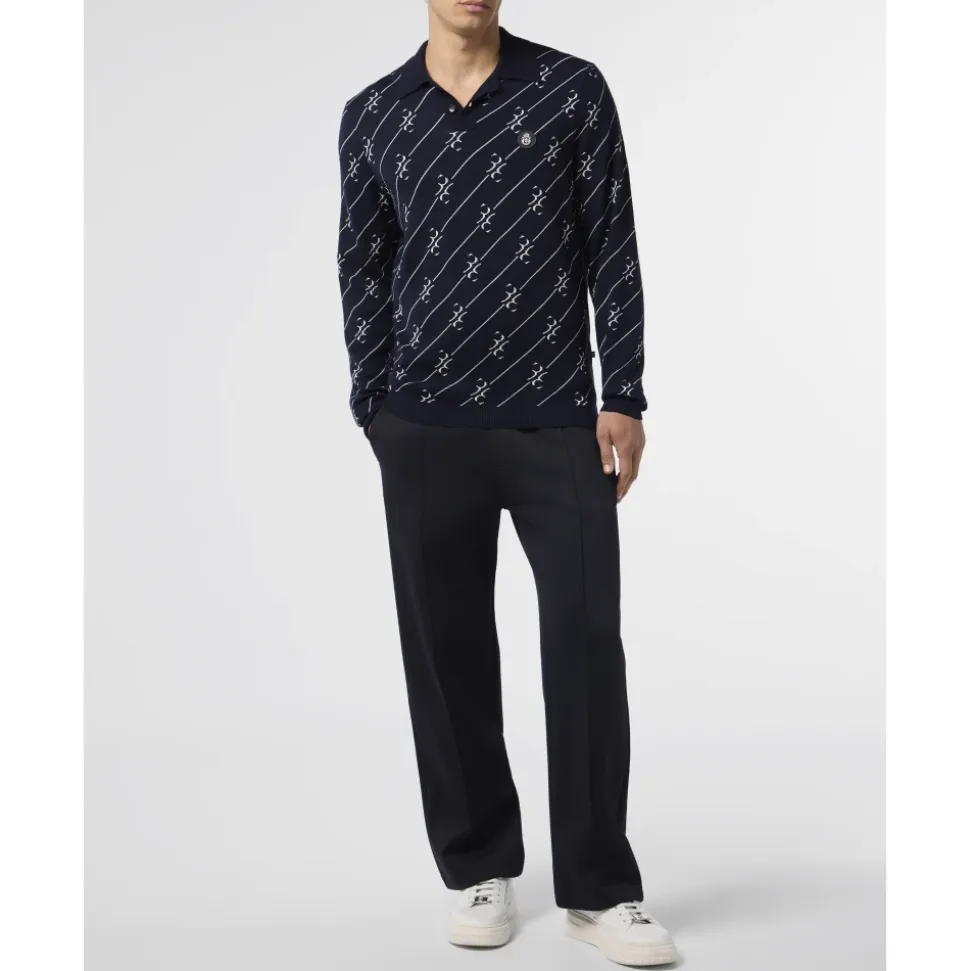 Polo Longsleeve All-Over BB