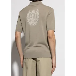 Polo mit gesticktem Logo auf der Rückseite