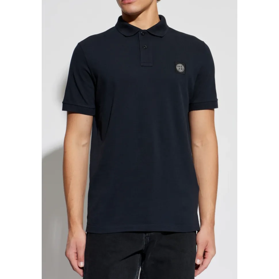 Polo mit Logo-Patch