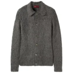 Pullover aus gebürsteter Mohairwolle