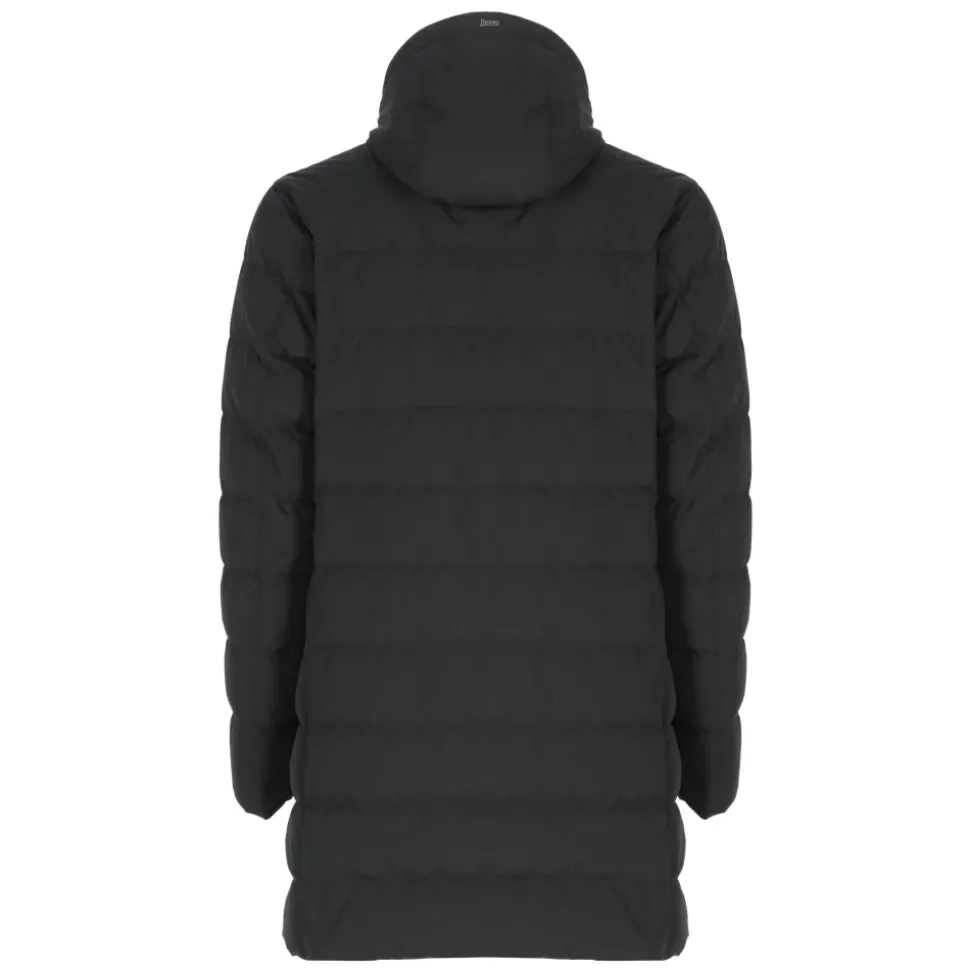 Quilted Long Down Jacket