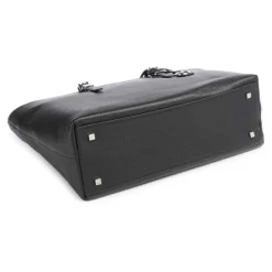 Quinn Große Handtasche aus genarbtem Leder
