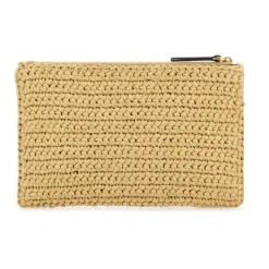 Raffia Viva Superstar Clutch