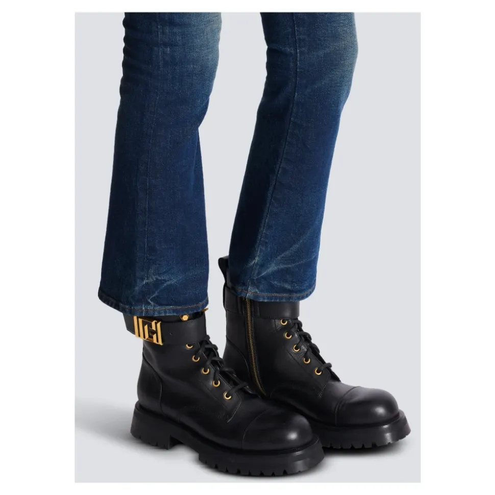 Ranger-Stiefeletten Romy aus Leder
