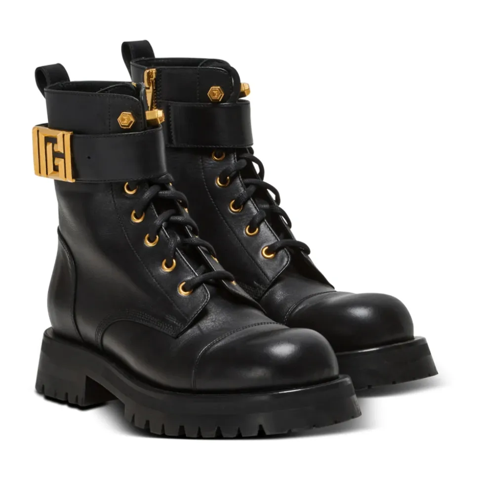 Ranger-Stiefeletten Romy aus Leder