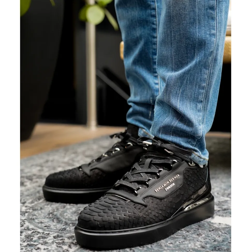 Raphael Python Cut-Matt Sneaker