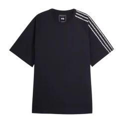 Raw Edge 3-Streifen Kurzarm-T-Shirt