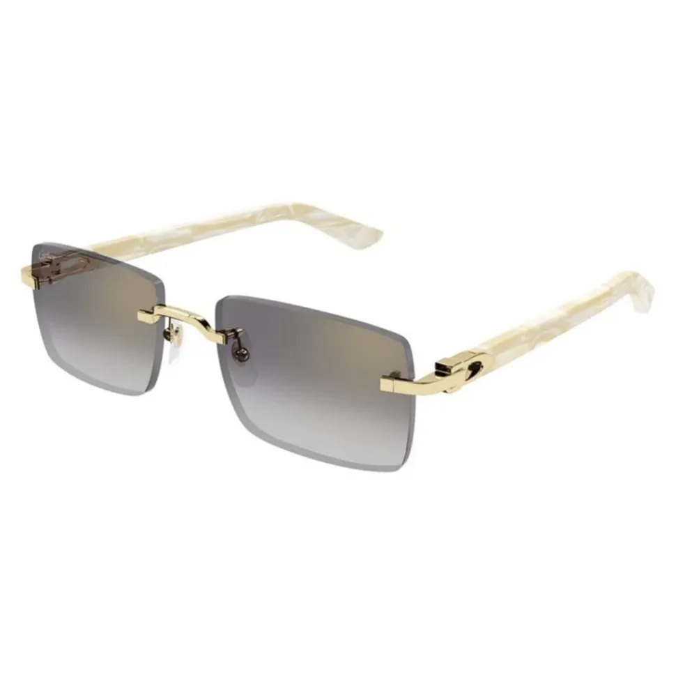 Rechteckige Sonnenbrille