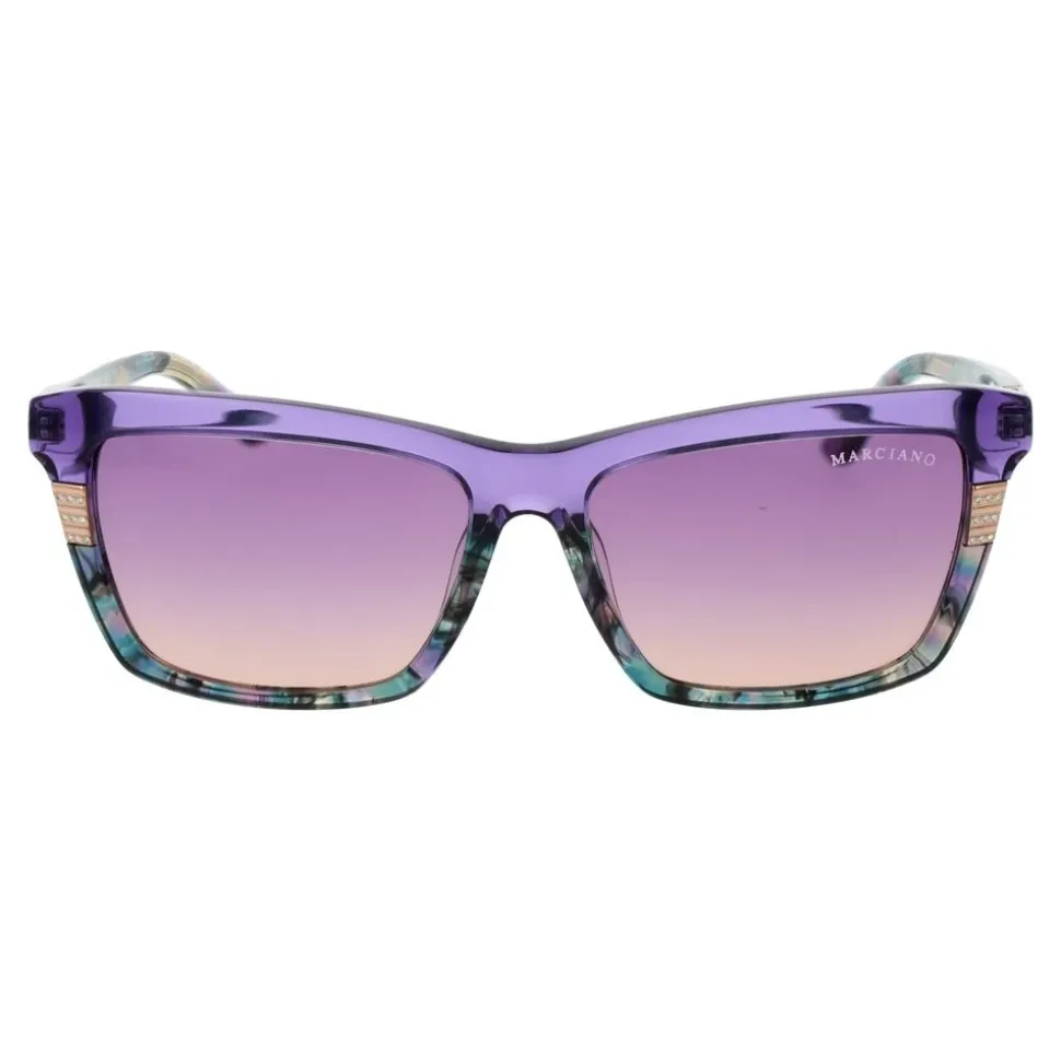 Rechteckige Sonnenbrille