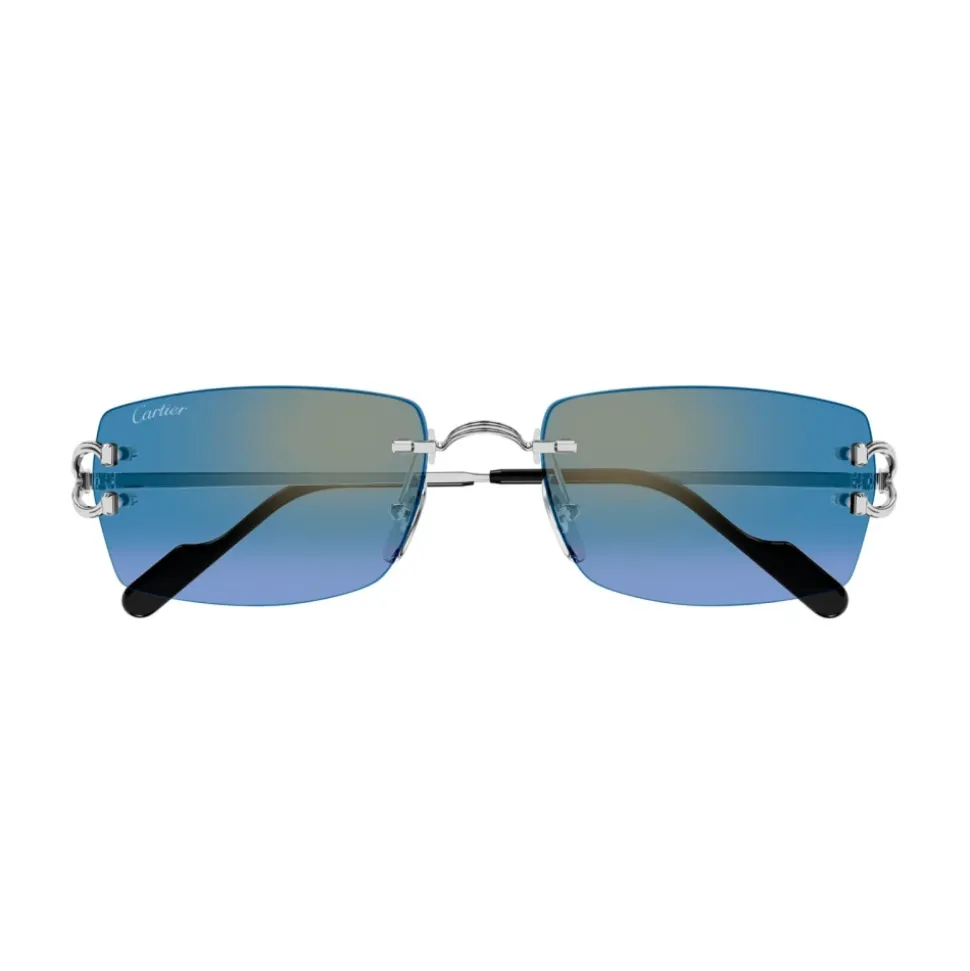 Rechteckige Sonnenbrille