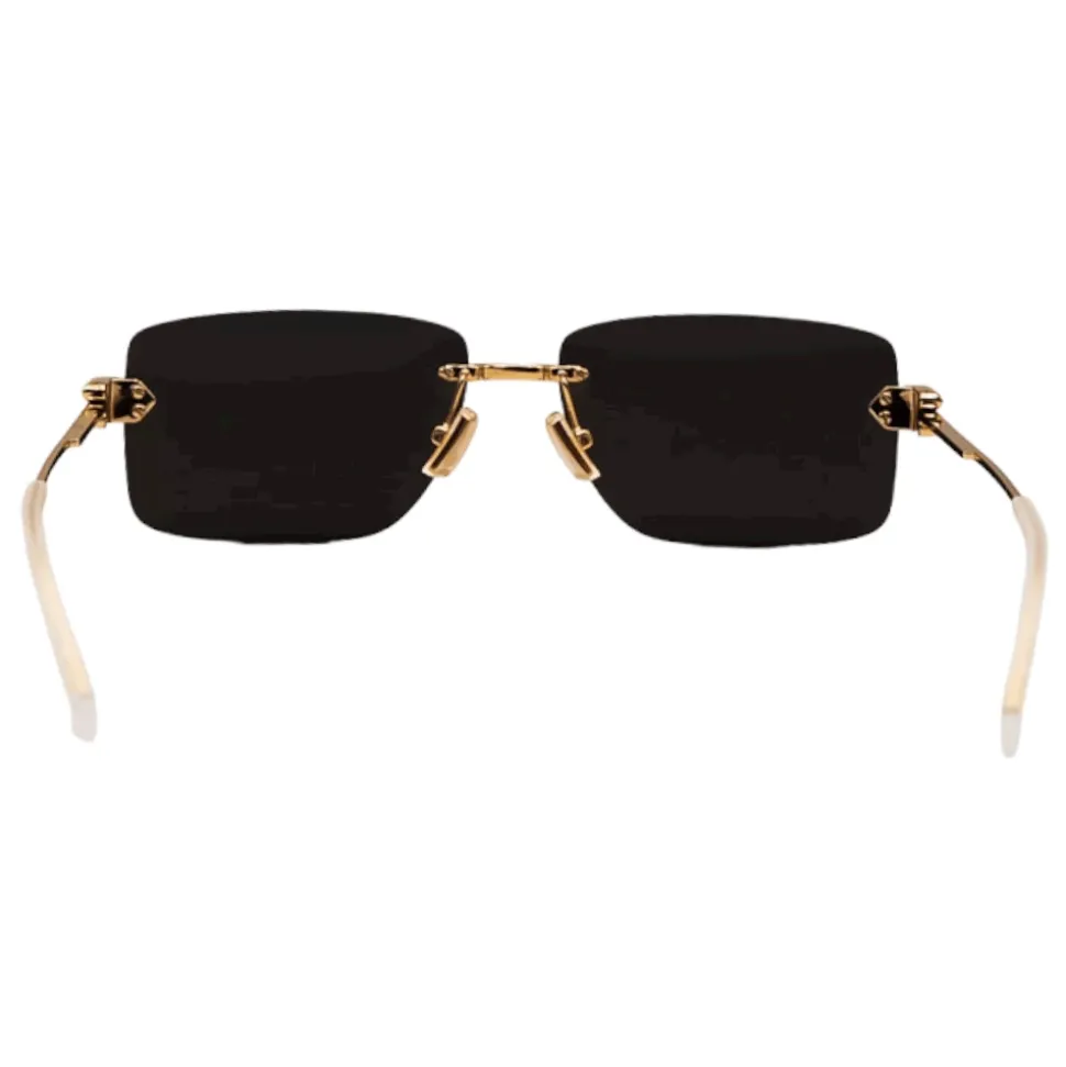 Rechteckige Sonnenbrille
