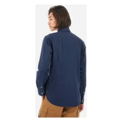 Regular Fit blaues Poloshirt mit großem Logo