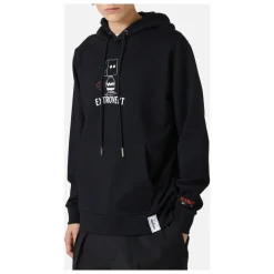 Regular Fit Hoodie mit Print und Stickerei in Zusammenarbeit mit Peanuts