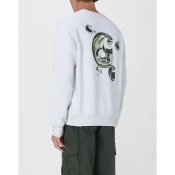 Relaxed Fit Rundhals-Sweatshirt