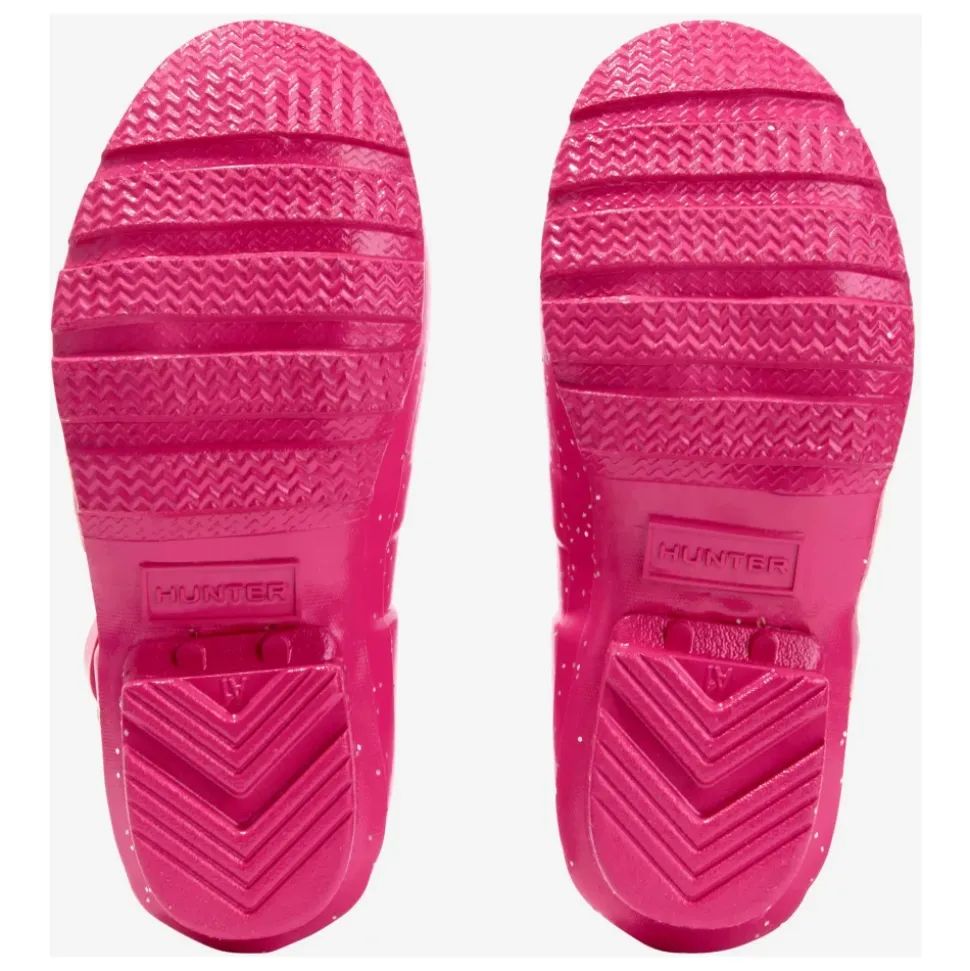 Riesige Glitzer-Gummistiefel