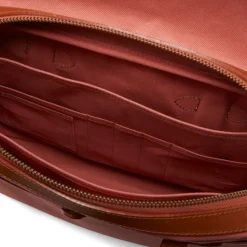 Robuste Twill Leder Aktentasche