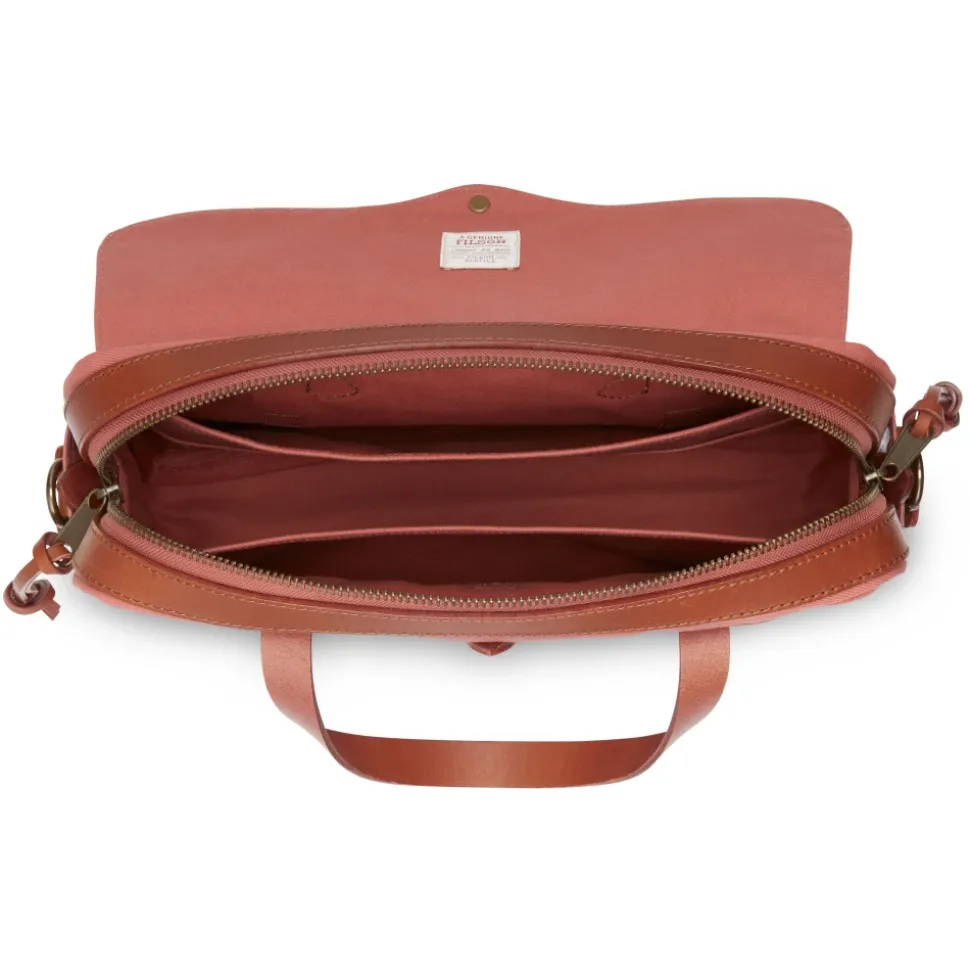 Robuste Twill Leder Aktentasche