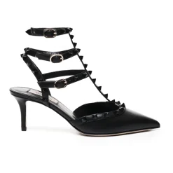 Rockstud Slingback aus Kalbsleder