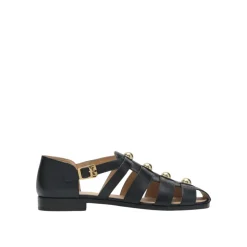 Roman Stud Ledersandalen