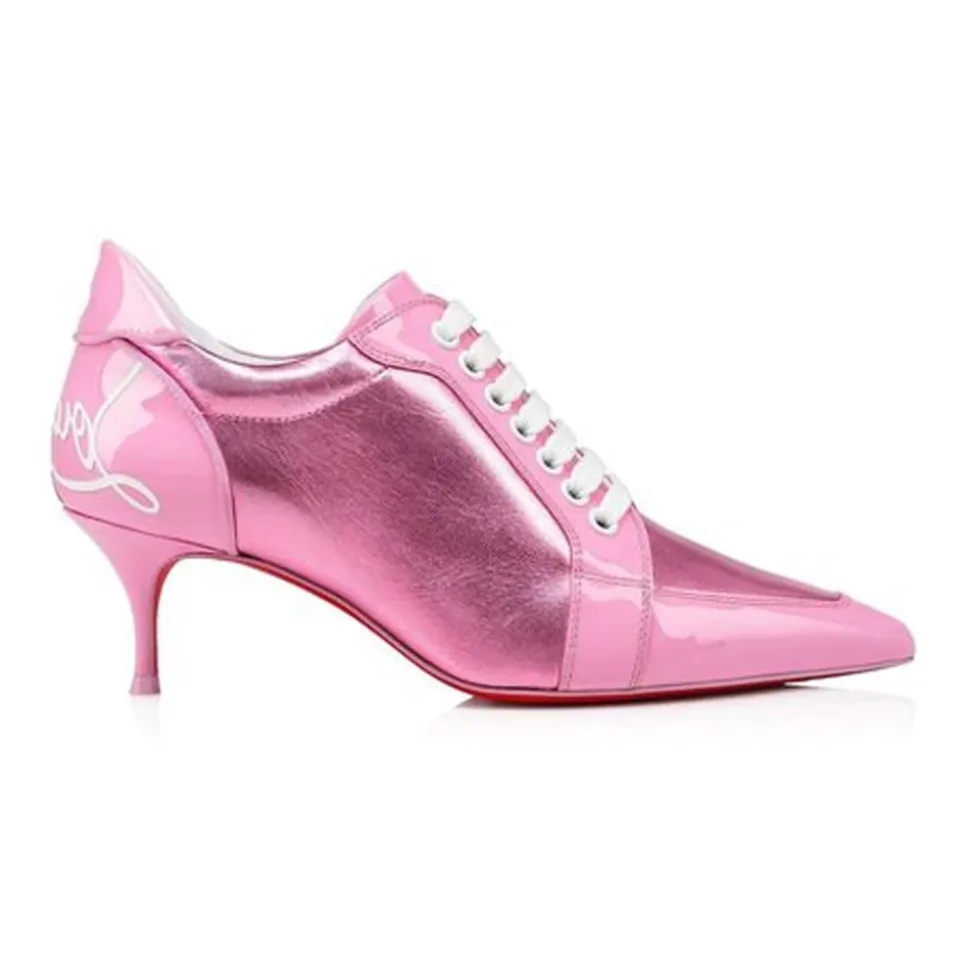 Rosa Lederpumps Eleganter Stil