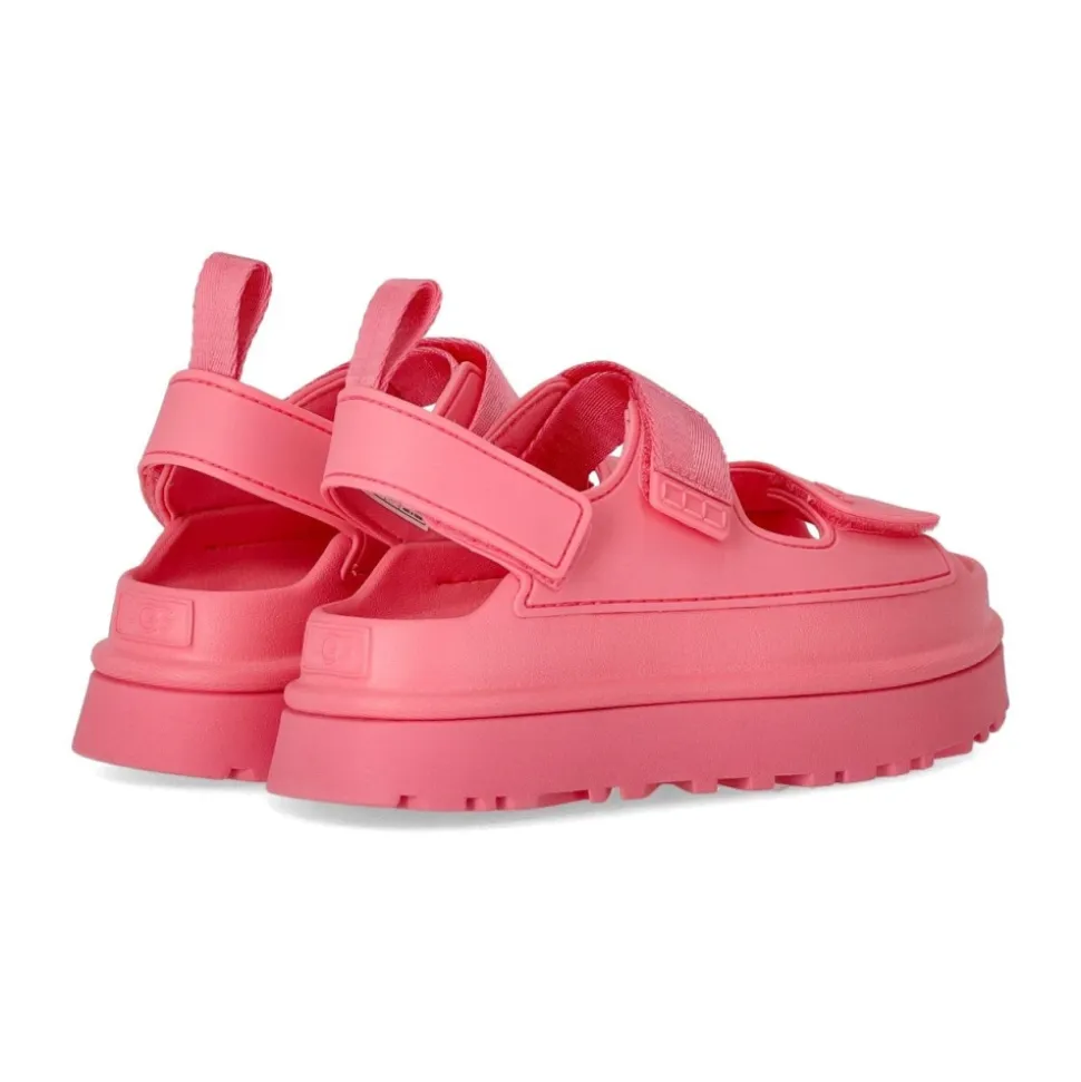 Rosa Plateau-Sandalen Modernes Design