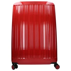Roter Polycarbonat Vintage Effekt Trolley