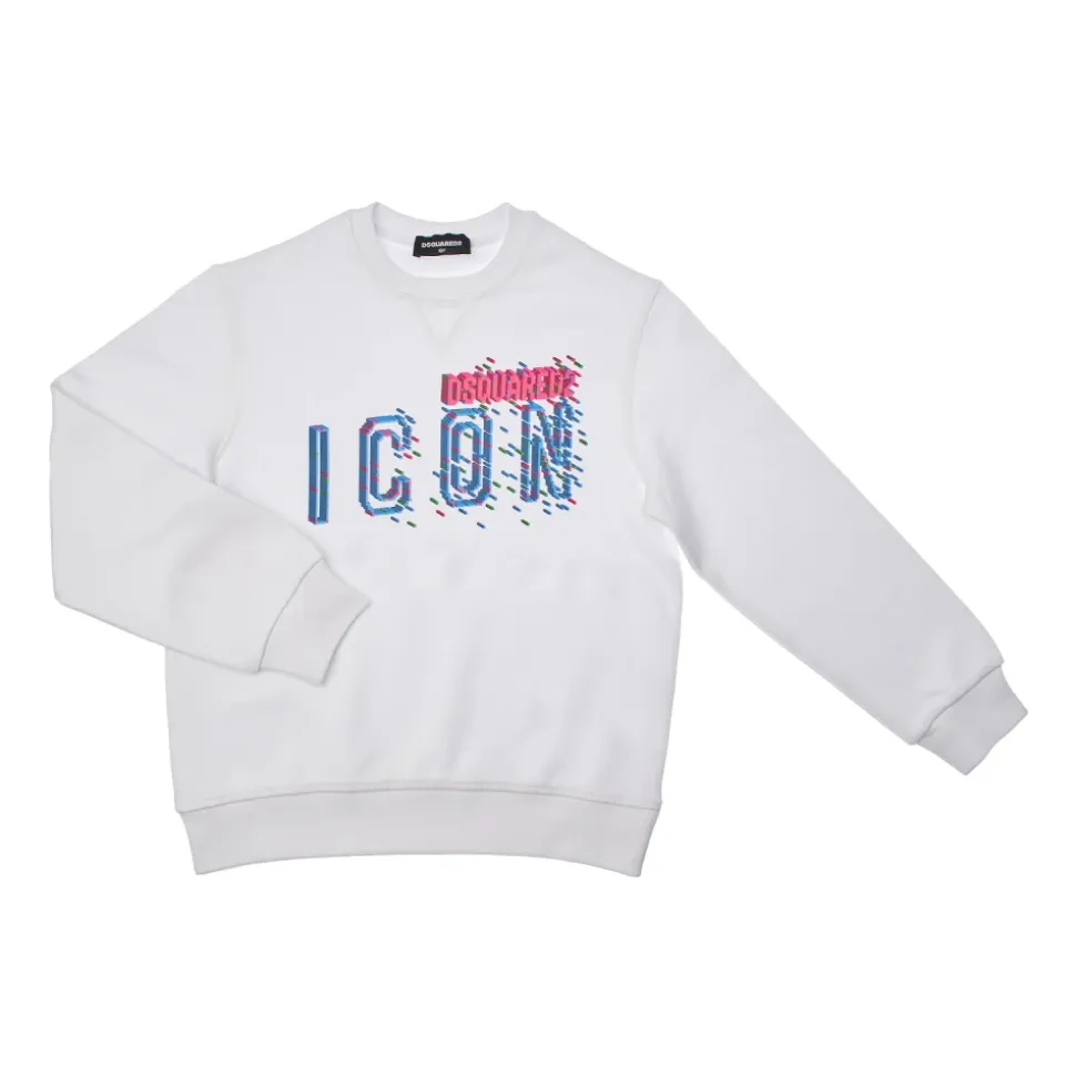 Rundhals-Sweatshirt mit Icon-Print