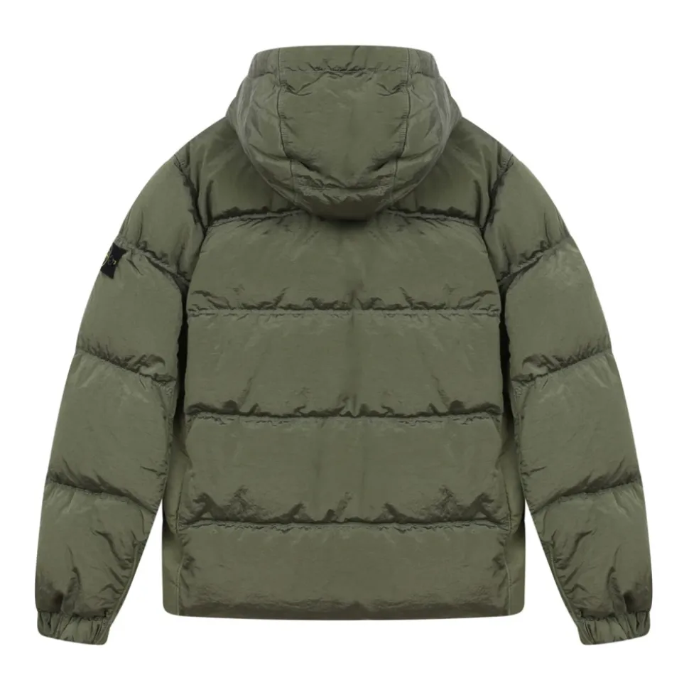 Sage Steppjacke mit Kapuze
