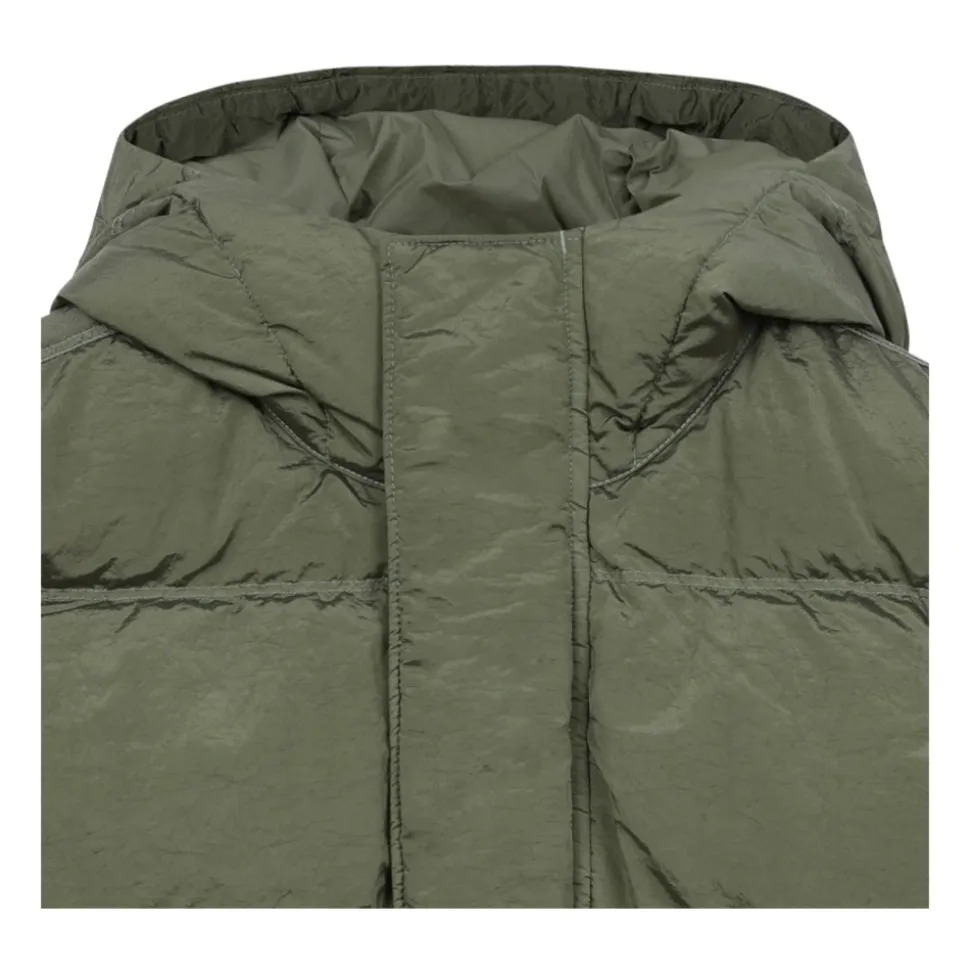 Sage Steppjacke mit Kapuze