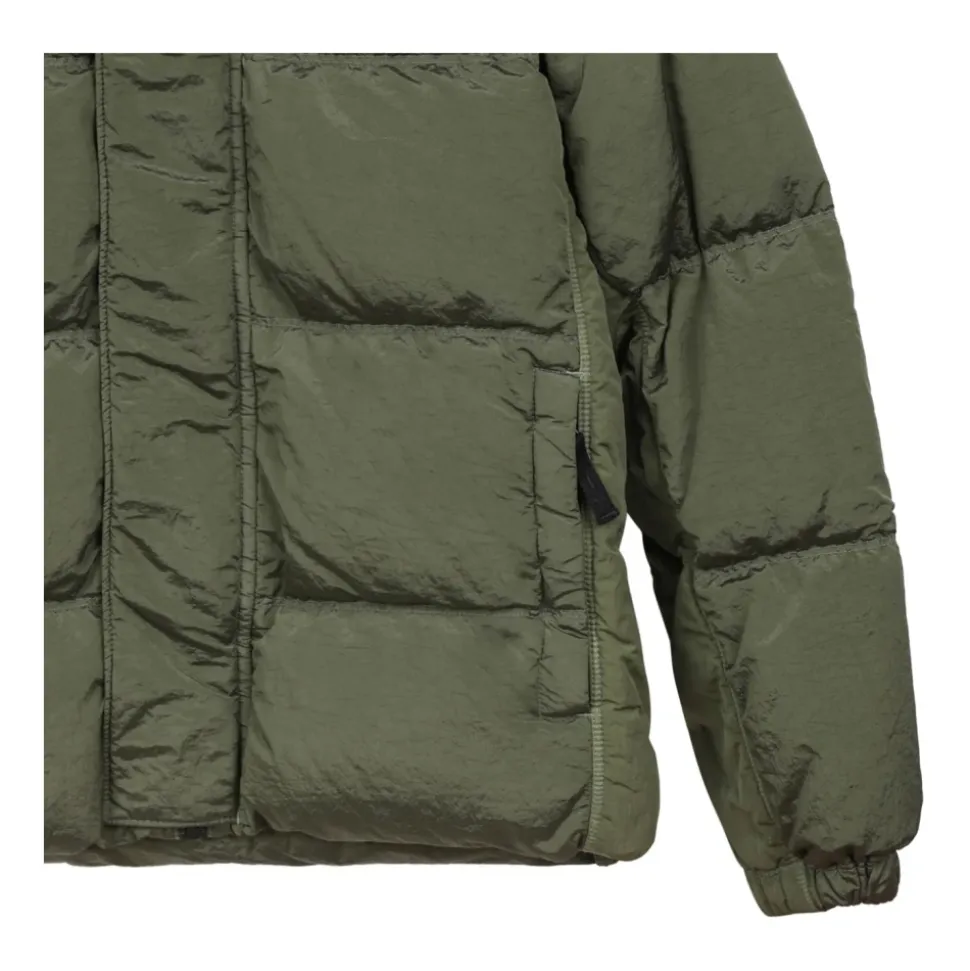 Sage Steppjacke mit Kapuze