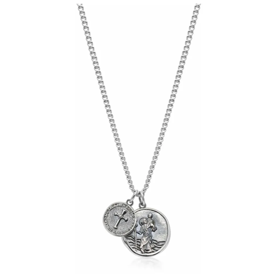 Saint Christopher Double Medallion