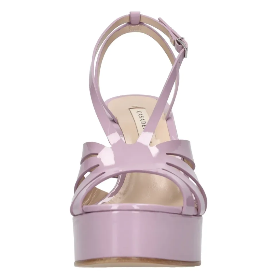 Sandalen Flieder