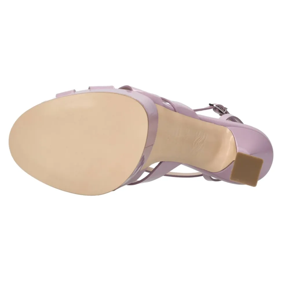 Sandalen Flieder