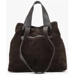 Sattelbraune Shopper-Tasche