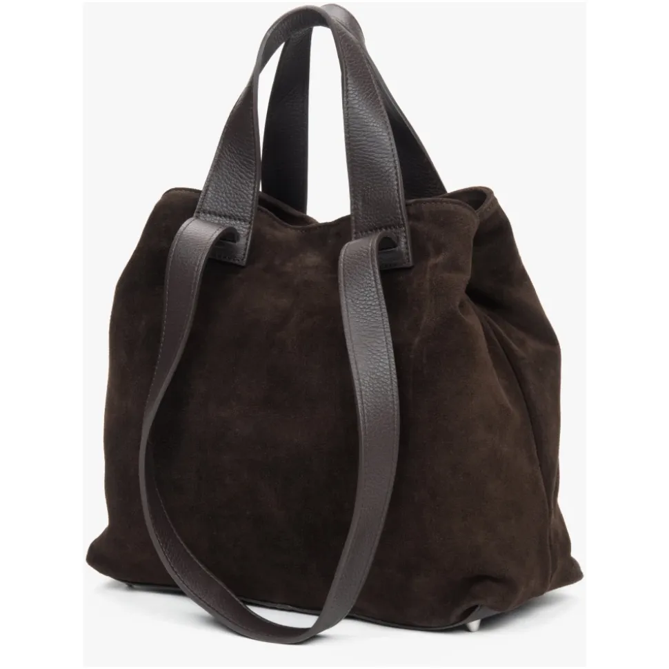 Sattelbraune Shopper-Tasche