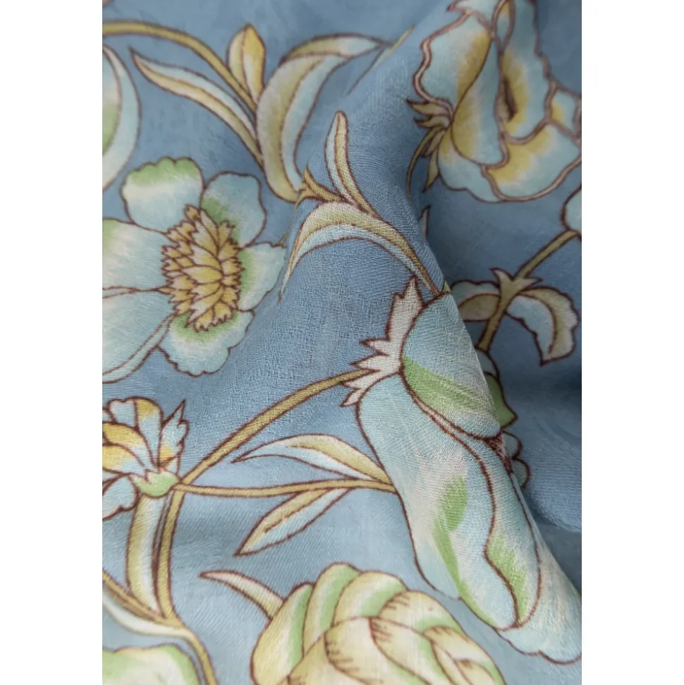 Schal mit floralem Motiv