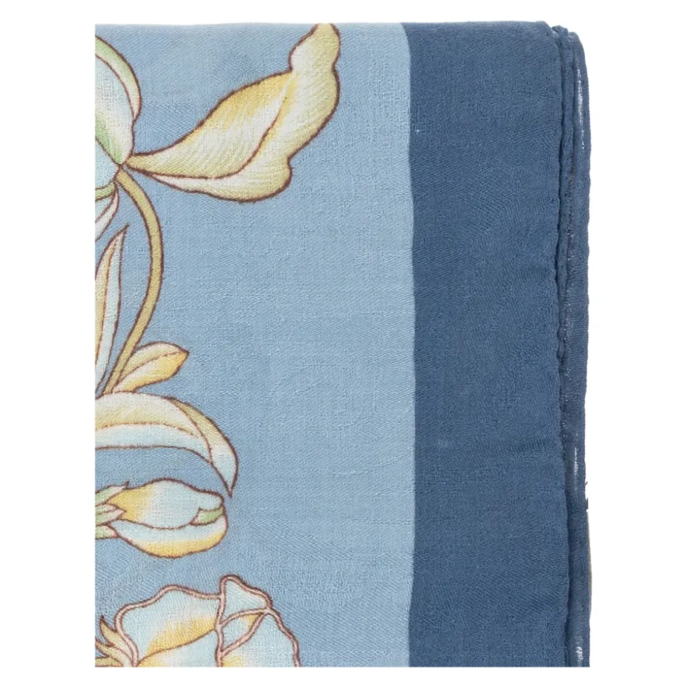 Schal mit floralem Motiv