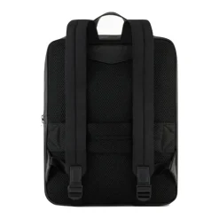 Schlanker Lederrucksack mit Adlerdruck