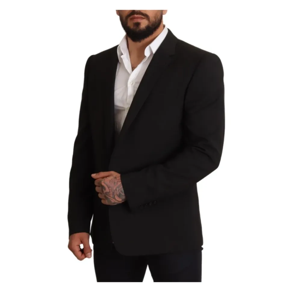 Schmal geschnittener gestreifter Martini-Blazer
