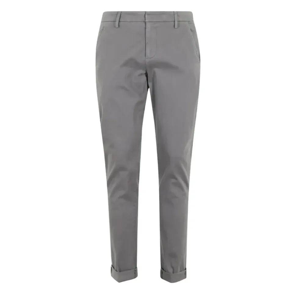 Schmale Chino-Hose mit Gesäßtaschen