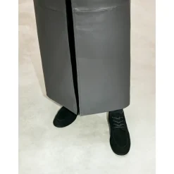 Schnürschuhe aus Wildleder