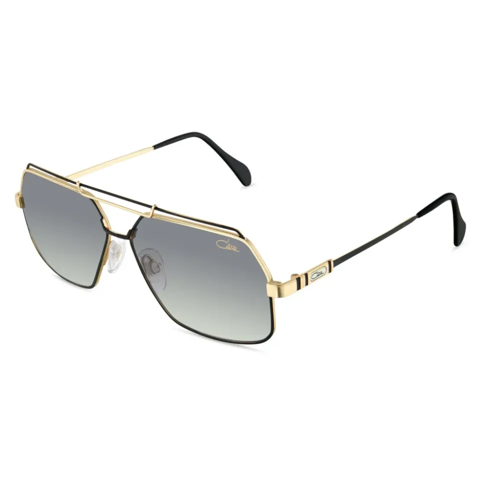 Schwarz Gold Stilvolle Sonnenbrille