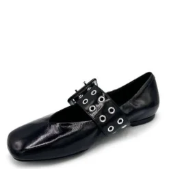 Schwarze Ballettflats Made in Italy