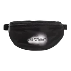 Schwarze Bauchtasche Sprühfarbe