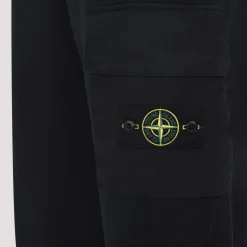 Schwarze Baumwollhose Moderner Stil