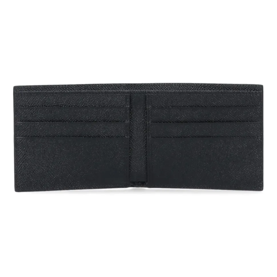 Schwarze Bi-Fold Geldbörsen