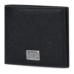 Schwarze Bi-Fold Geldbörsen