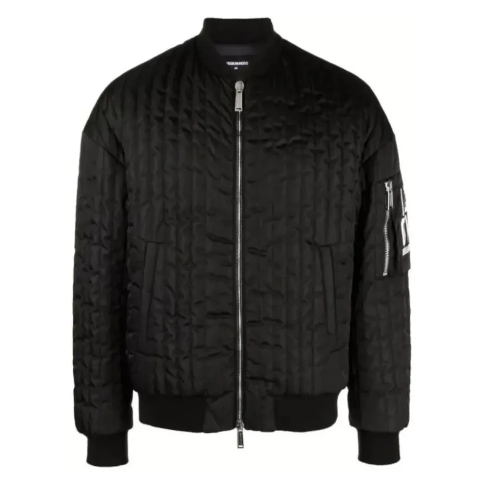 Schwarze Bomberjacke für Kinder