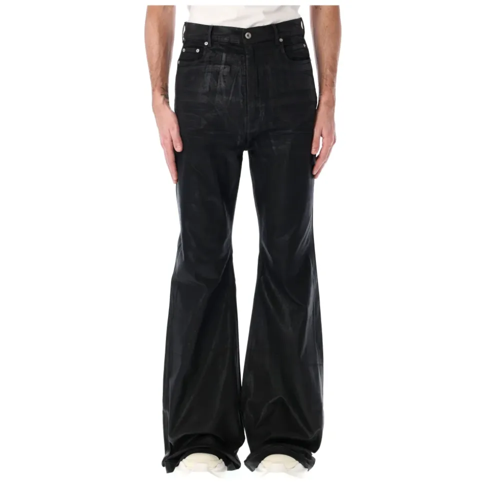 Schwarze Bootcut Jeans Heben Stil Funktionalität